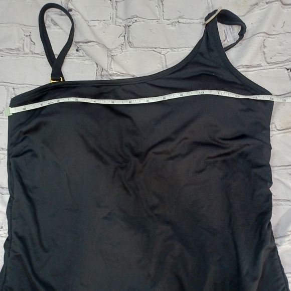 Leilani One-Shoulder Black One-Piece‎ Swimsuit – Size 10 NWOT - Picture 12 of 15